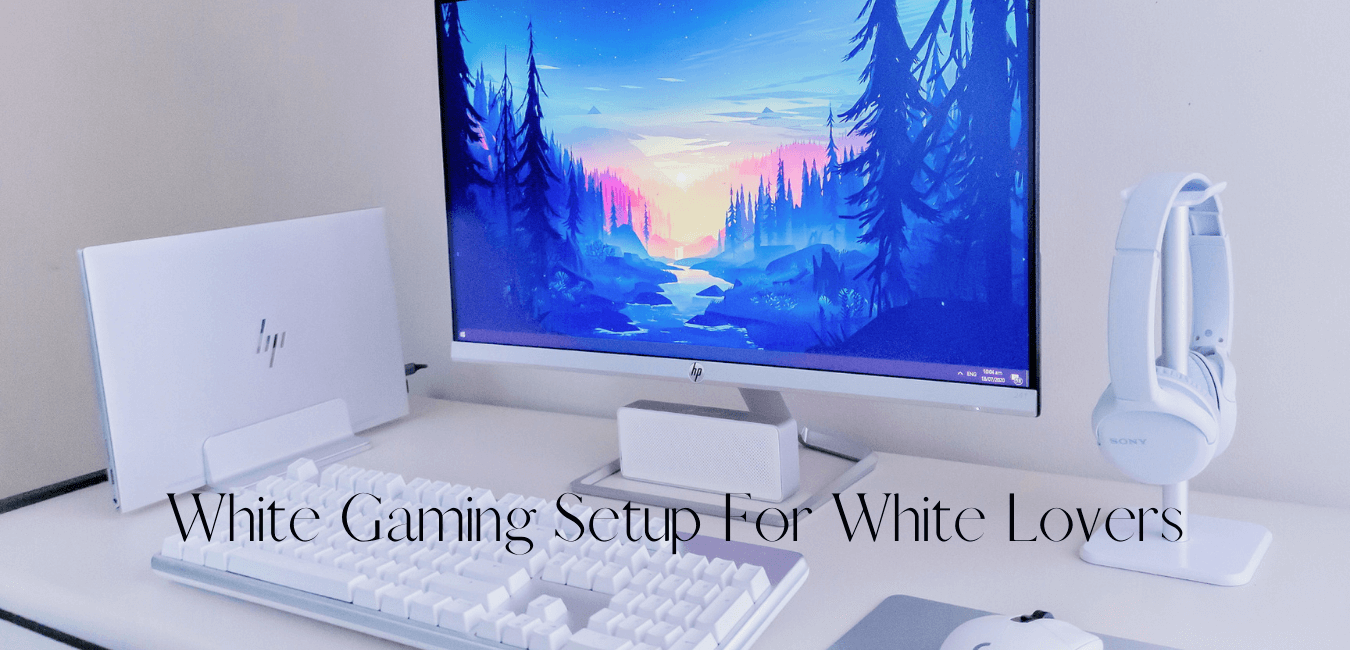 White Gaming Setup For White Lovers