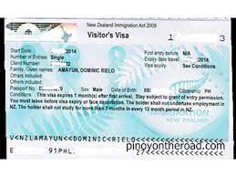 New Zealand visitor visa
