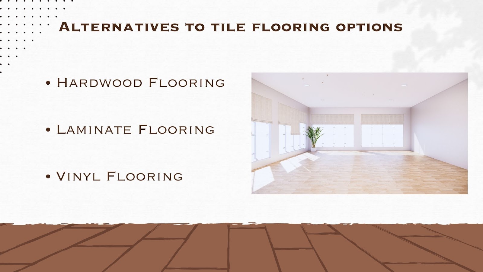 Alternatives to flooring options