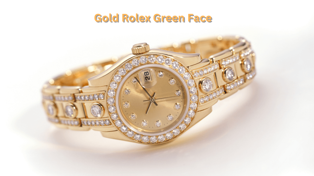 Gold Rolex Green Face
