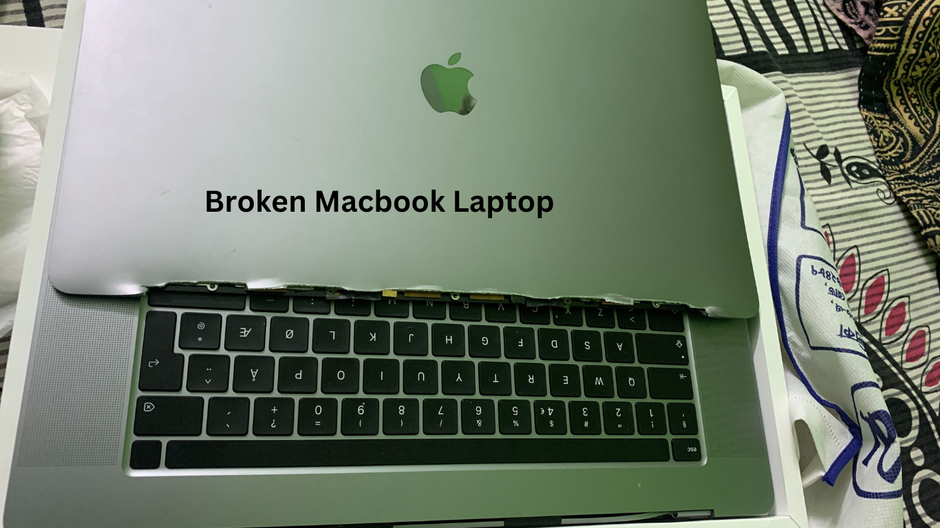 Broken Macbook Laptop