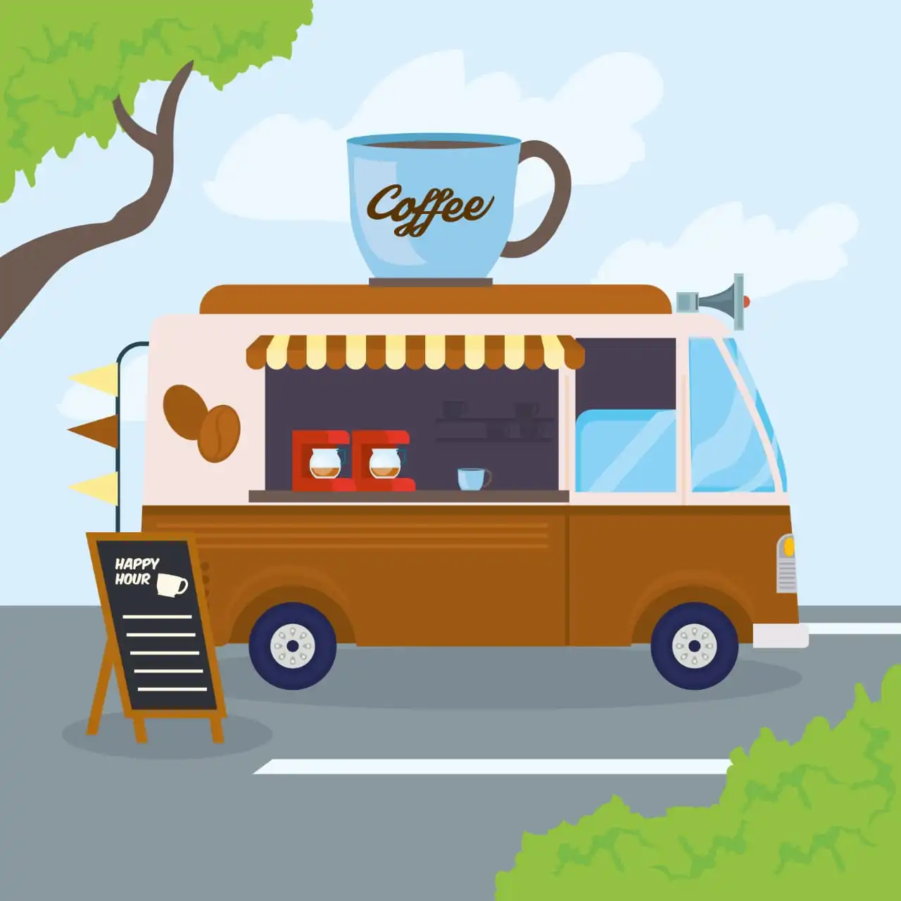 Mobile Coffee Cart for Your Event