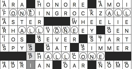 Unkind Intolerant Crossword