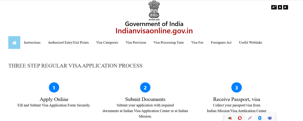 Apply for an Indian Visa Online