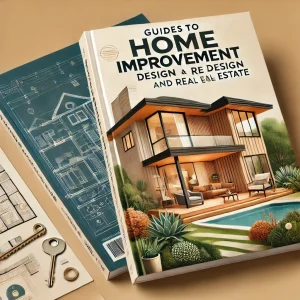 'Guides to Home Improvement, Design, and Real Estate.' The cover features a modern home with stylish interior des